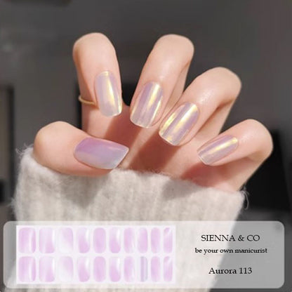 AURORA LIGHT - SEMICURED GEL NAIL WRAP KIT