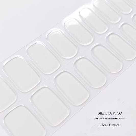 CLEAR - SEMICURED GEL NAIL WRAP KIT