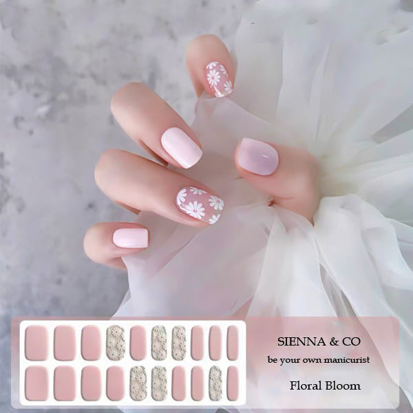 FLORAL BLOOM - SEMICURED GEL NAIL WRAP KIT