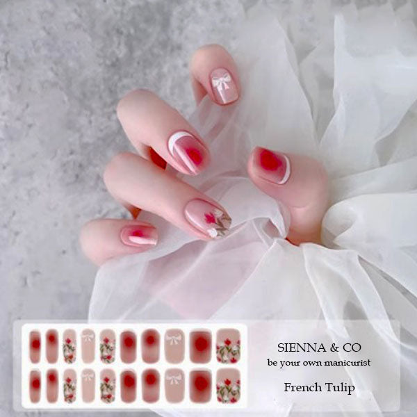 FRENCH TULIP- SEMICURED GEL NAIL WRAP KIT