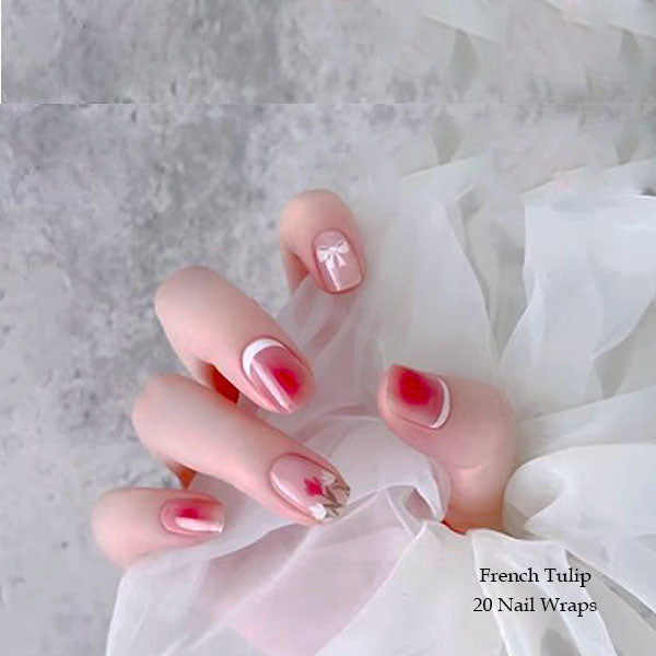 FRENCH TULIP- SEMICURED GEL NAIL WRAP KIT