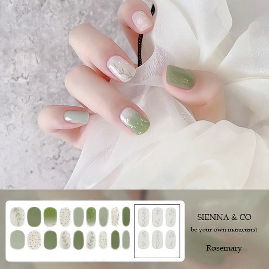 ROSEMARY - SEMICURED GEL NAIL WRAP KIT