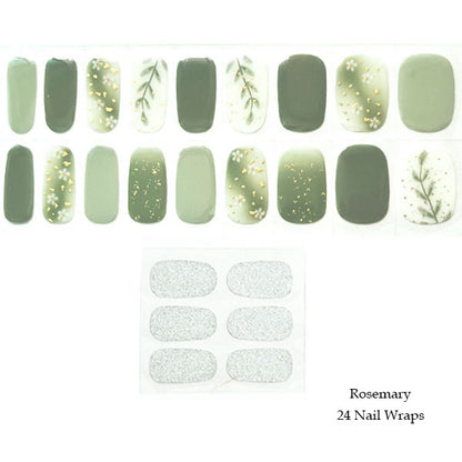 ROSEMARY - SEMICURED GEL NAIL WRAP KIT