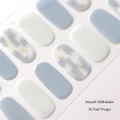 SEASALT MILKSHAKE - SEMICURED GEL NAIL WRAP KIT