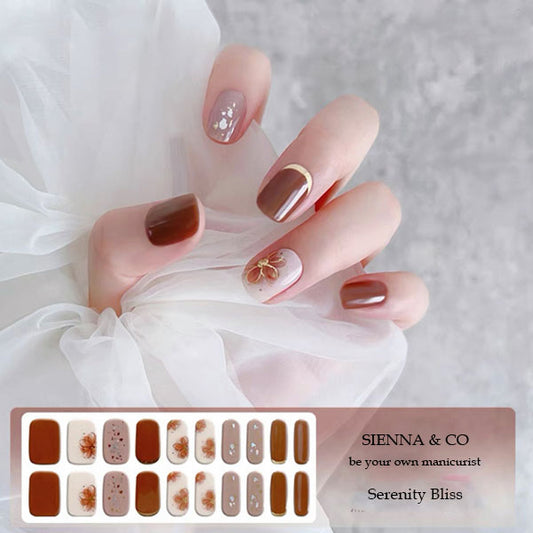 SERENITY BLISS - SEMICURED GEL NAIL WRAP KIT