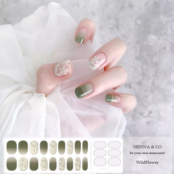 WILDFLOWER - SEMICURED GEL NAIL WRAP KIT