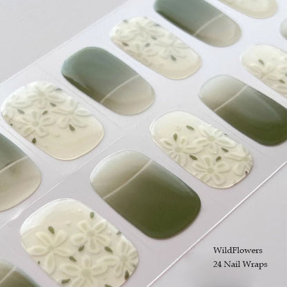 WILDFLOWER - SEMICURED GEL NAIL WRAP KIT